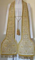 White Preaching Stole
